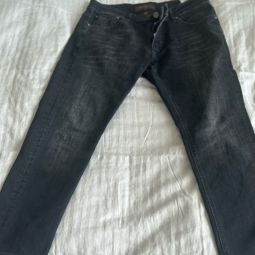 Louis Vuitton Black Straight Jeans